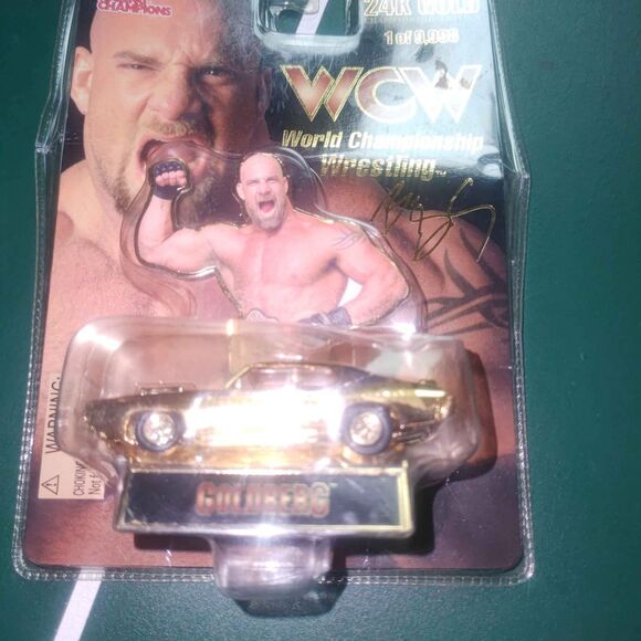 Racing Champions 24K Gold WCW Bill Goldberg - 1 of 9,998 - Picture 3 of 8